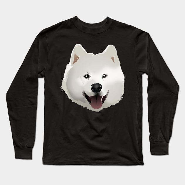 samoyed is my spirit dog Long Sleeve T-Shirt by k4k7uz